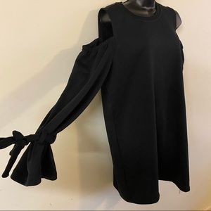 Long Sleeve Lush Black Dress